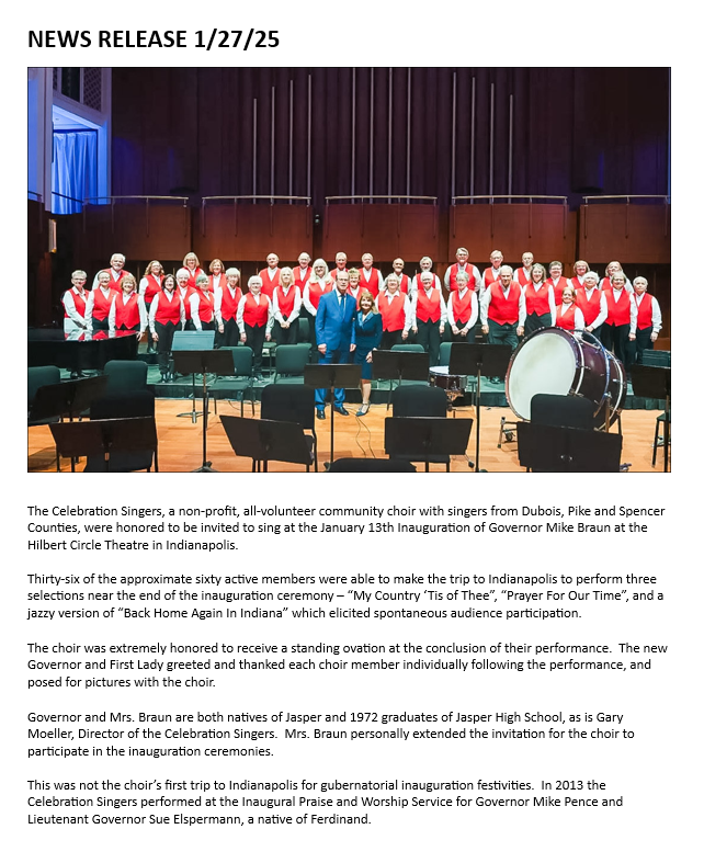 20250127-NewsRelease-The Celebration Singers At Inauguration